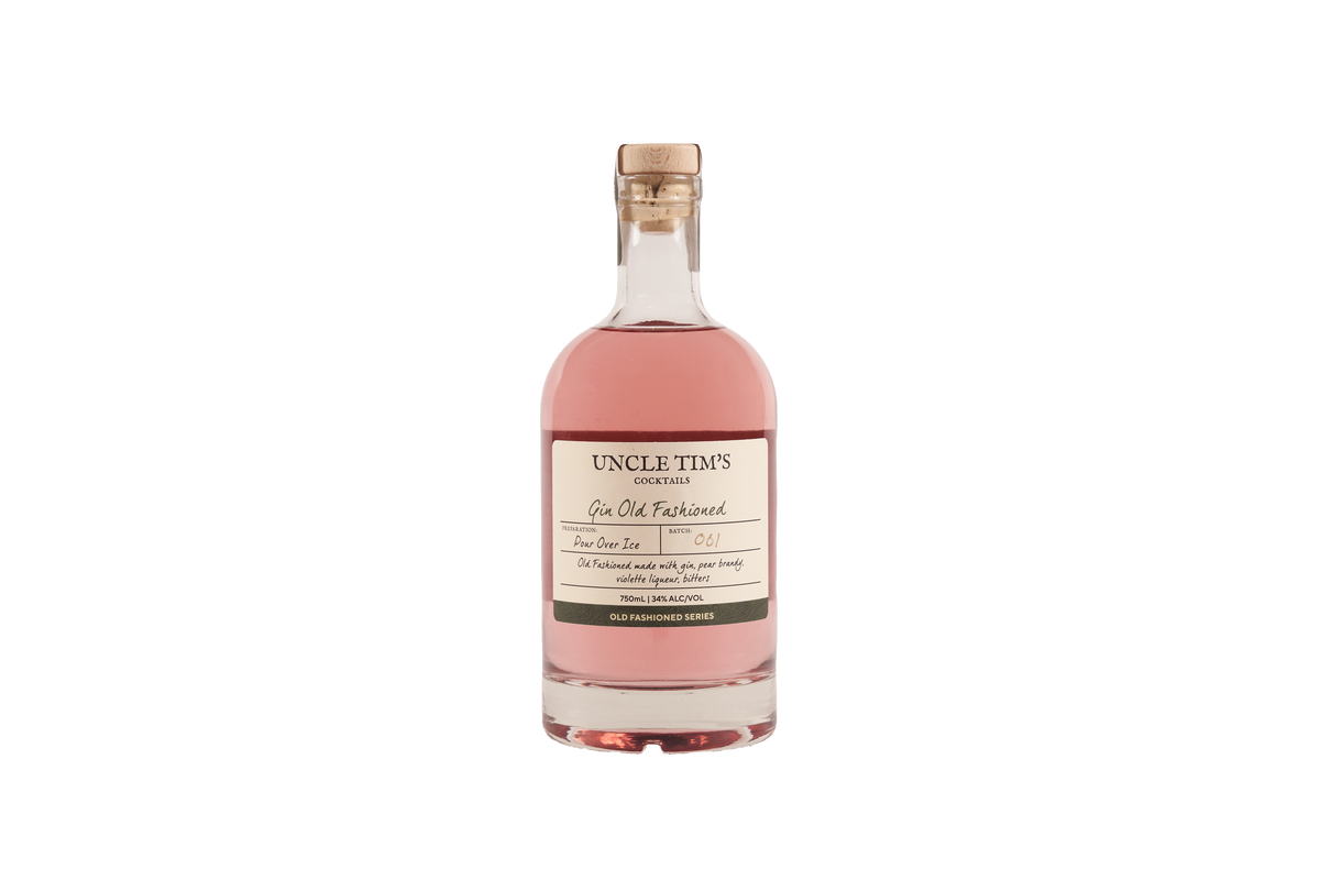 Gin Old Fashioned – Uncle Tim's Cocktails