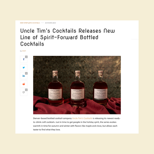 Craft Spirits Old Fashioned Launch